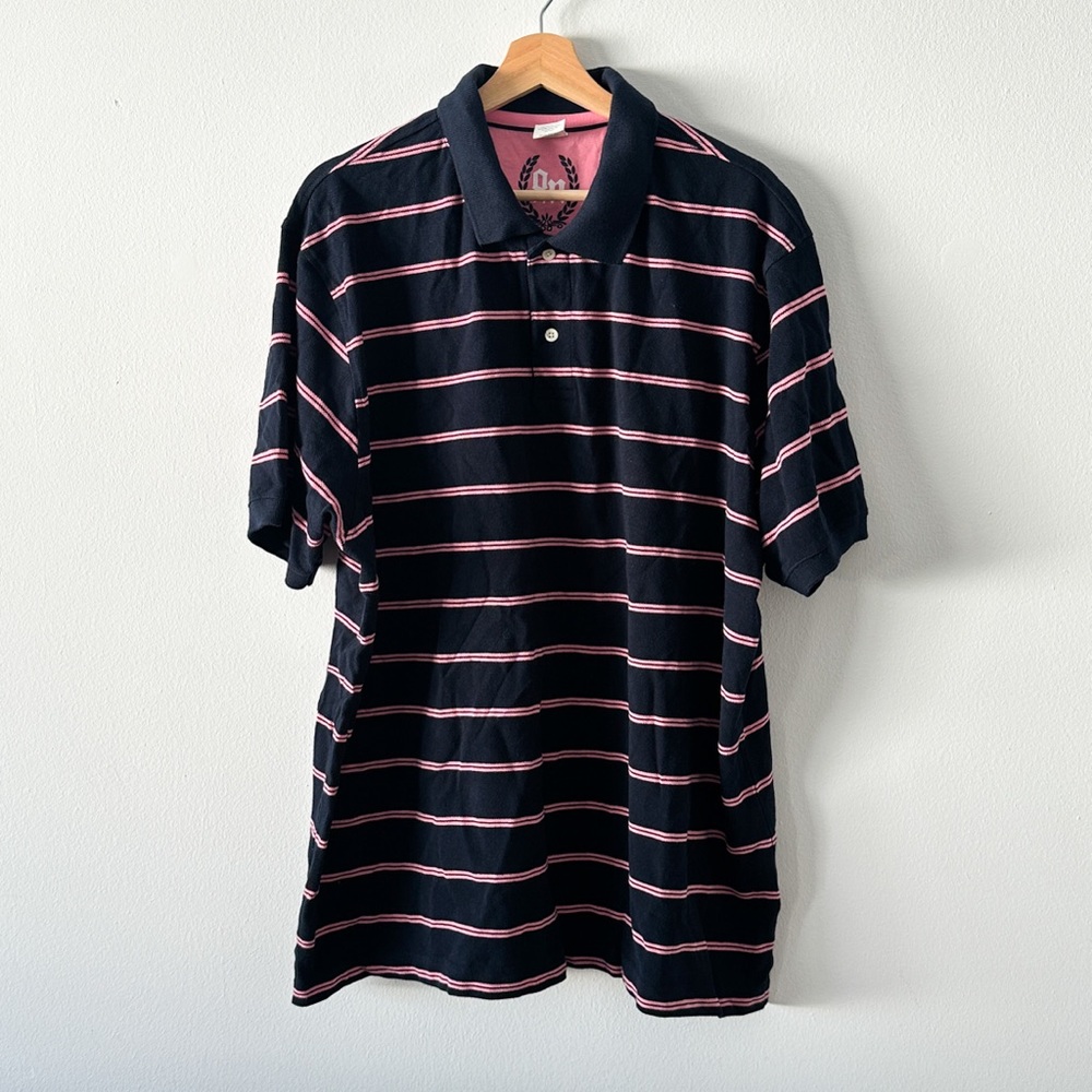 Old Navy Striped Polo T-Shirt Size XXL 100% Cotton